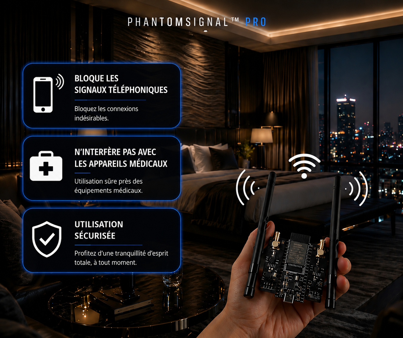 PhantomSignal Pro – Contrôlez votre environnement sans fil en quelques secondes